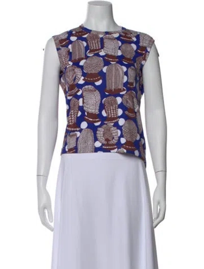 Pre-owned Comme Des Garçons Vintage 2008 Top In Blue