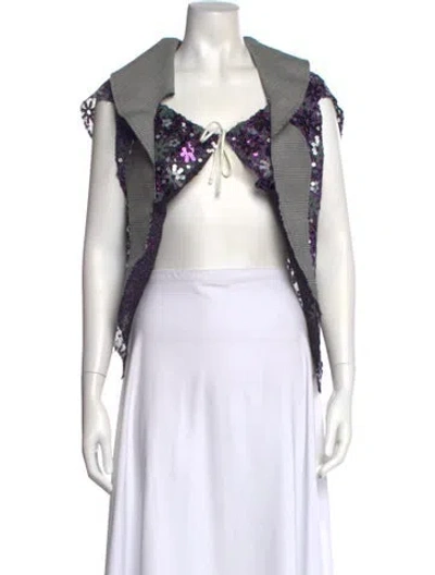 Pre-owned Comme Des Garçons Vintage 2008 Top In Purple