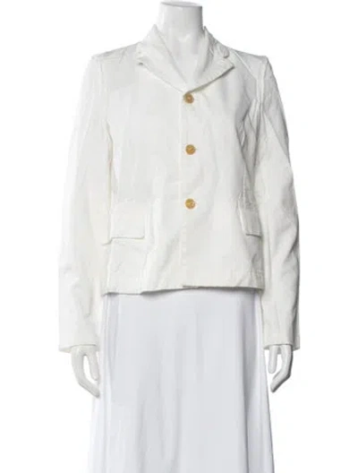 Pre-owned Comme Des Garçons Vintage 2009 Blazer In White