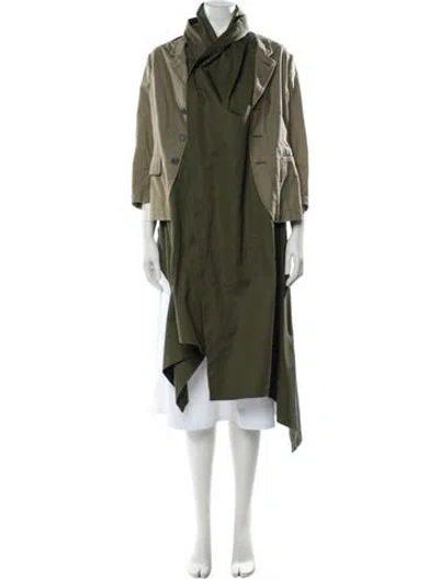 Pre-owned Comme Des Garçons Vintage 2009 Coat In Green