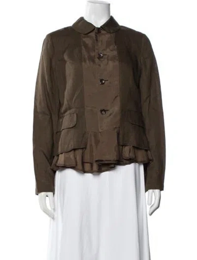 Pre-owned Comme Des Garçons Vintage 2010 Blazer In Brown