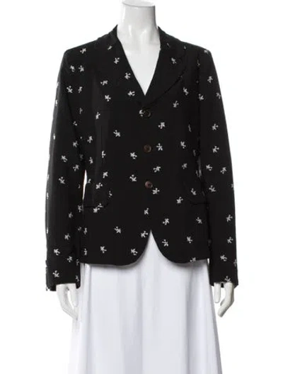 Pre-owned Comme Des Garçons Vintage 2014 Blazer In Black
