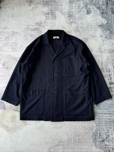 Pre-owned Comme Des Garçons Vintage Comme Des Garçon Robe De Chambre Blazer Jacket In Blue