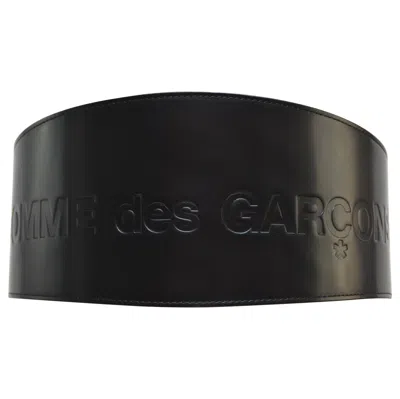 Pre-owned Comme Des Garçons Vintage Comme Des Garcons Black Leather Belt Sz 80 New With Tags