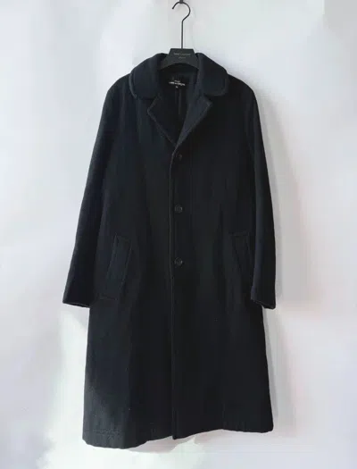 Pre-owned Comme Des Garçons Vintage Comme Des Garcons Wool Coat-dmc In Black