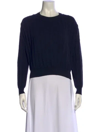 Pre-owned Comme Des Garçons Vintage Crew Neck Sweater In Blue