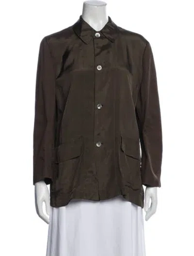 Pre-owned Comme Des Garçons Vintage Jacket In Green