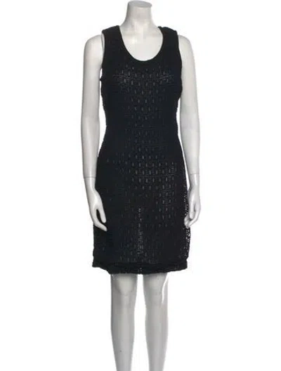 Pre-owned Comme Des Garçons Vintage Knee-length Dress In Black