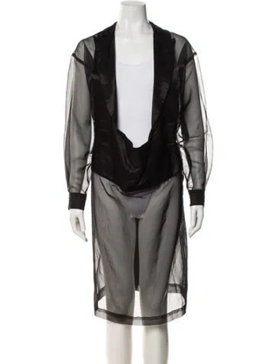 Pre-owned Comme Des Garçons Vintage Knee-length Dress In Black