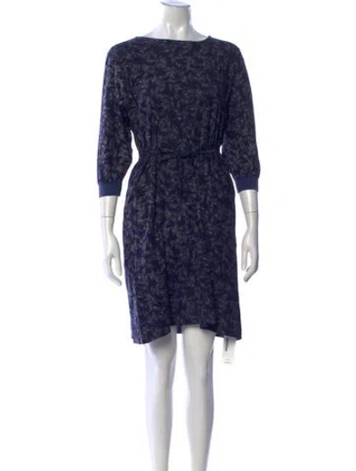 Pre-owned Comme Des Garçons Vintage Knee-length Dress In Blue