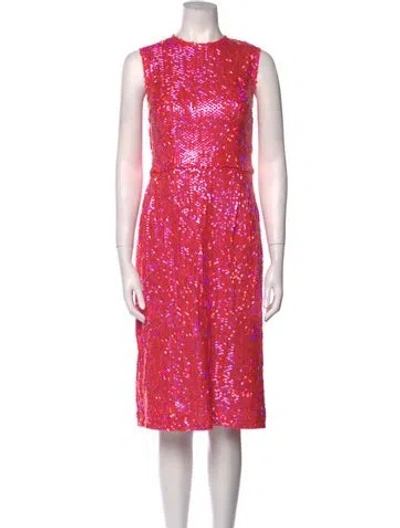 Pre-owned Comme Des Garçons Vintage Knee-length Dress In Pink