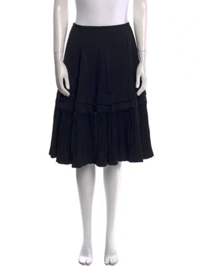 Pre-owned Comme Des Garçons Vintage Knee-length Skirt In Black
