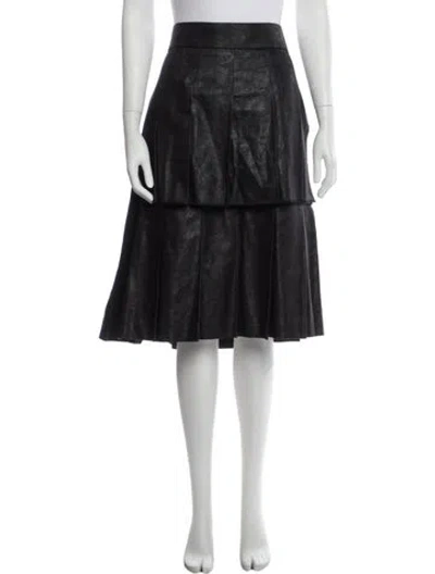 Pre-owned Comme Des Garçons Vintage Knee-length Skirt In Black