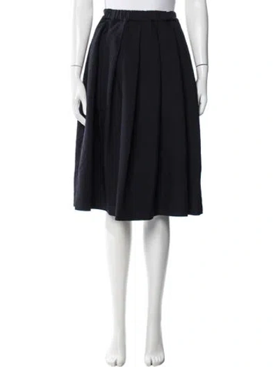 Pre-owned Comme Des Garçons Vintage Knee-length Skirt In Blue