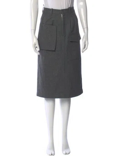 Pre-owned Comme Des Garçons Vintage Knee-length Skirt In Gray