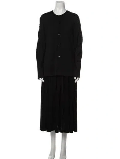 Pre-owned Comme Des Garçons Vintage Late 1970's - Early 1980's Skirt Set In Black