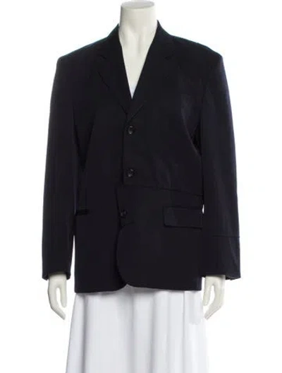 Pre-owned Comme Des Garçons Vintage Late 1980's - Early 1990's Blazer In Blue