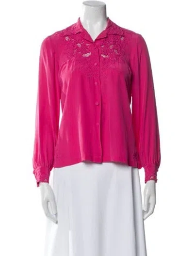 Pre-owned Comme Des Garçons Vintage Late 1980's - Early 1990's Blouse In Pink