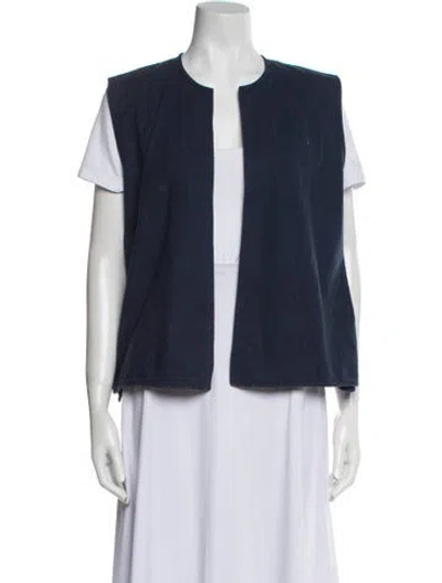Pre-owned Comme Des Garçons Vintage Late 1980's - Early 1990's Vest In Blue