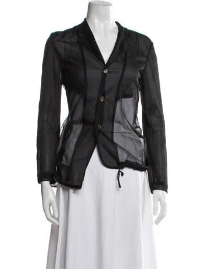 Pre-owned Comme Des Garçons Vintage Late 1990's - Early 2000's Blazer In Black