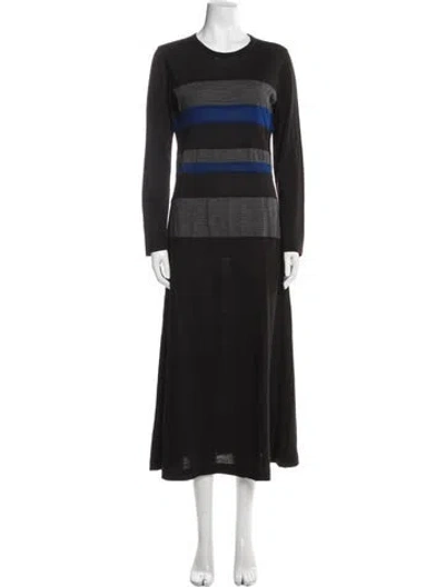 Pre-owned Comme Des Garçons Vintage Long Dress In Black