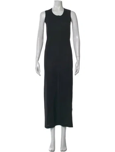 Pre-owned Comme Des Garçons Vintage Long Dress In Black