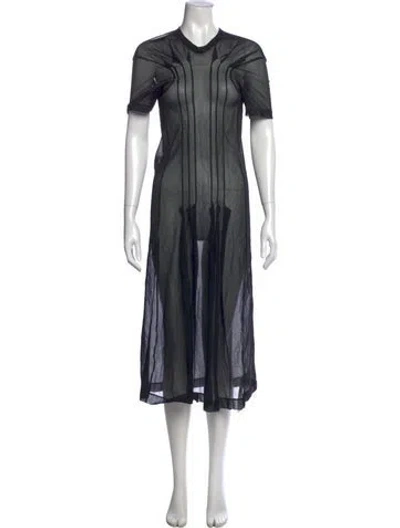 Pre-owned Comme Des Garçons Vintage Long Dress In Black