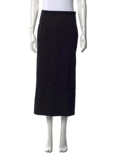 Pre-owned Comme Des Garçons Vintage Long Skirt In Black