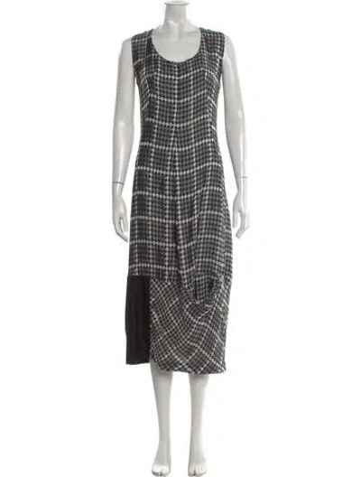 Pre-owned Comme Des Garçons Vintage Midi Length Dress In Black