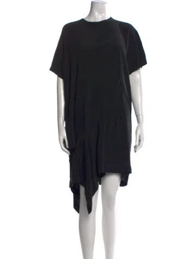 Pre-owned Comme Des Garçons Vintage Midi Length Dress In Black