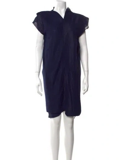 Pre-owned Comme Des Garçons Vintage Midi Length Dress In Blue