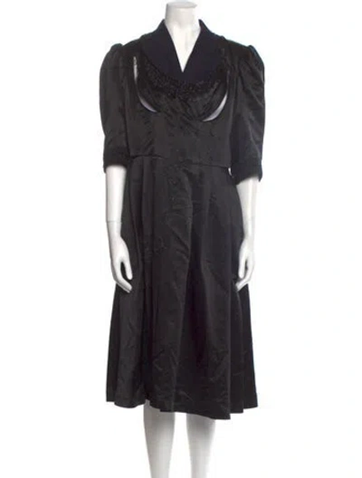 Pre-owned Comme Des Garçons Vintage Midi Length Dress In Multi
