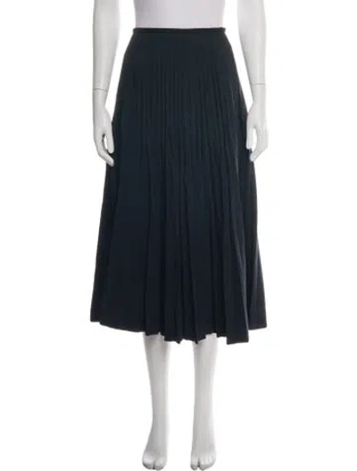 Pre-owned Comme Des Garçons Vintage Midi Length Skirt In Black