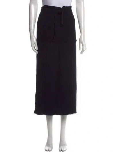 Pre-owned Comme Des Garçons Vintage Midi Length Skirt In Blue