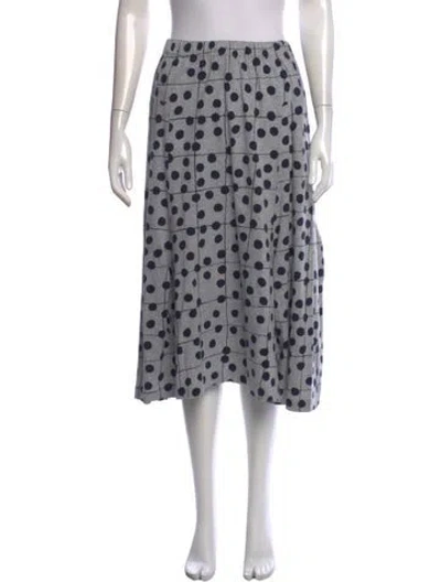 Pre-owned Comme Des Garçons Vintage Midi Length Skirt In Grey