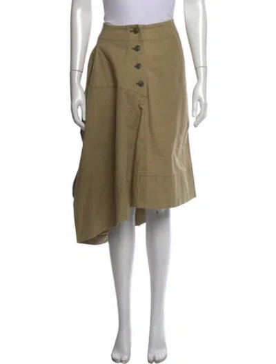 Pre-owned Comme Des Garçons Vintage Midi Length Skirt In Neutrals