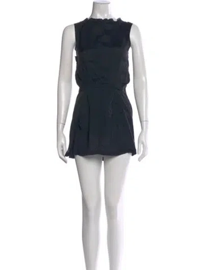 Pre-owned Comme Des Garçons Vintage Mini Dress In Black