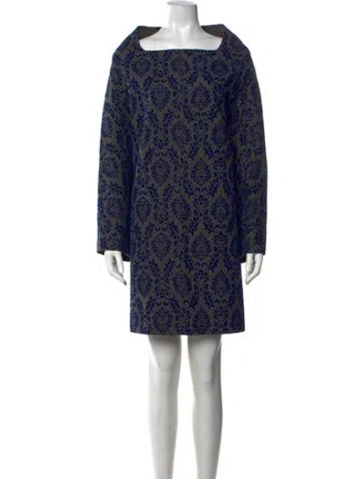 Pre-owned Comme Des Garçons Vintage Mini Dress In Blue