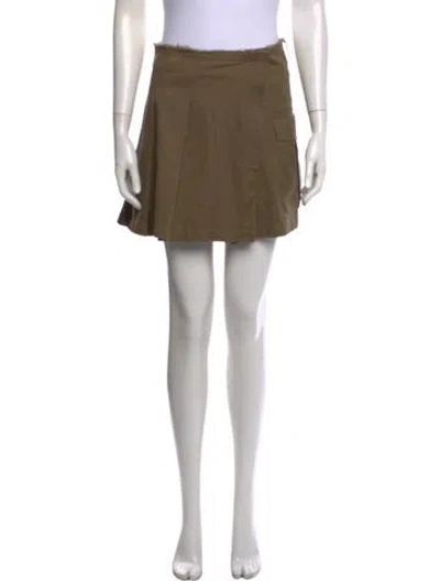 Pre-owned Comme Des Garçons Vintage Mini Skirt In Brown