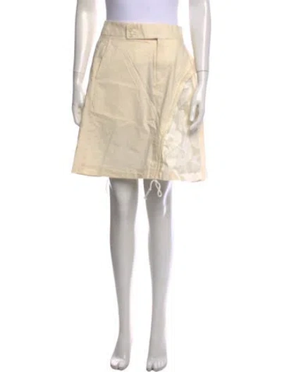 Pre-owned Comme Des Garçons Vintage Mini Skirt In Neutral