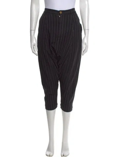 Pre-owned Comme Des Garçons Vintage Skinny Leg Pants In Black