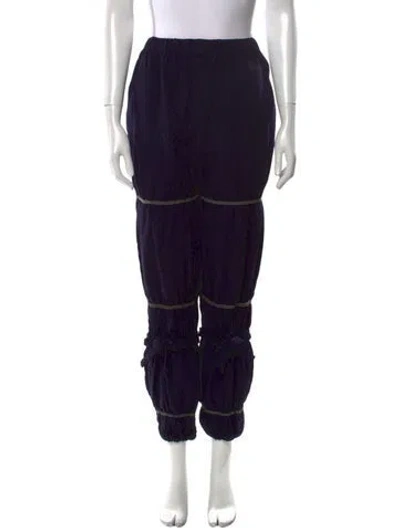 Pre-owned Comme Des Garçons Vintage Skinny Leg Pants In Blue