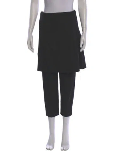 Pre-owned Comme Des Garçons Vintage Straight Leg Pants In Black