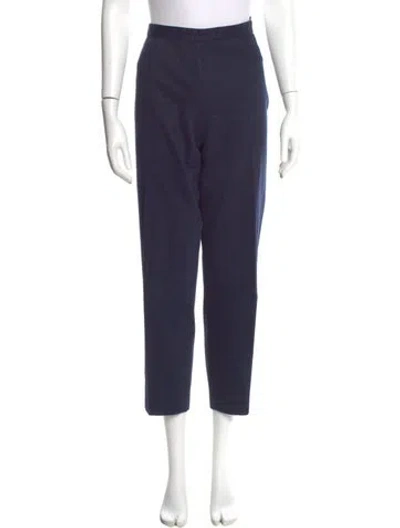Pre-owned Comme Des Garçons Vintage Straight Leg Pants In Blue