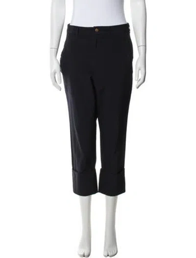 Pre-owned Comme Des Garçons Vintage Straight Leg Pants In Blue