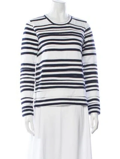 Pre-owned Comme Des Garçons Vintage Striped T-shirt In White