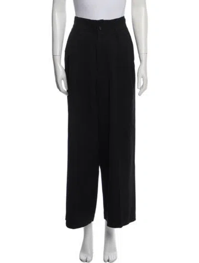 Pre-owned Comme Des Garçons Vintage Wide Leg Pants In Black