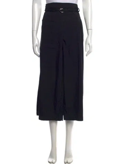 Pre-owned Comme Des Garçons Vintage Wide Leg Pants In Black
