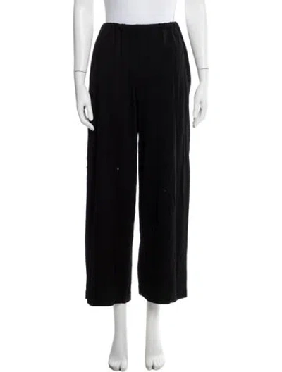 Pre-owned Comme Des Garçons Vintage Wide Leg Pants In Black