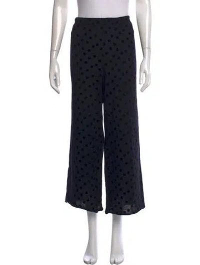 Pre-owned Comme Des Garçons Vintage Wide Leg Pants In Black